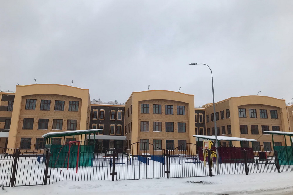 Новый детский сад №262 на улице Авиастроителей, 5а. Ноябрь 2020 года