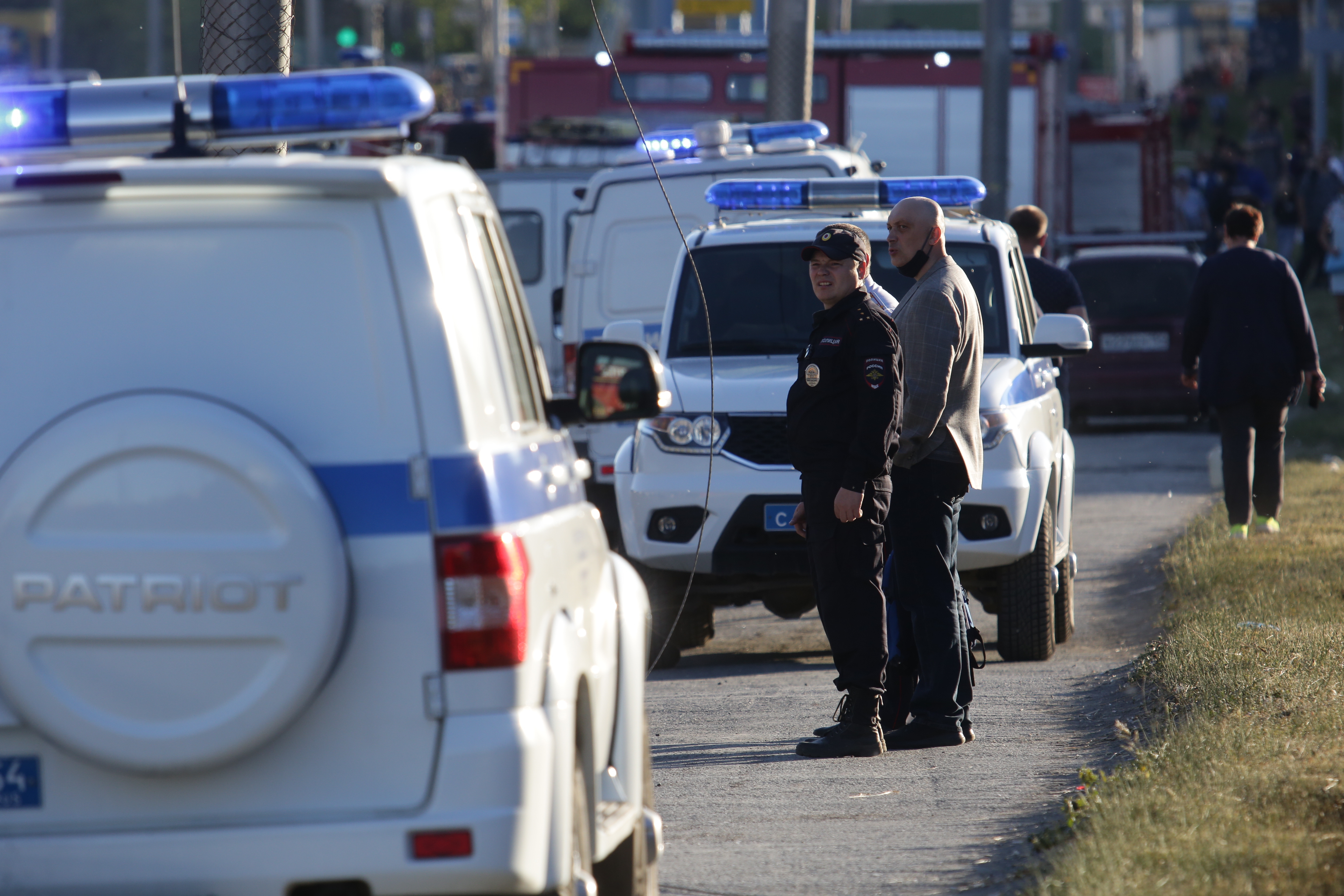 Тушение пожара на ГБШ. 14 июня 2021 года