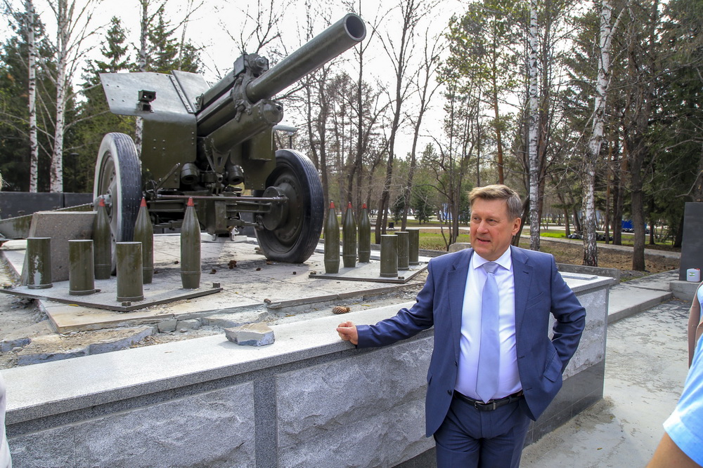 Монумент Славы. Апрель 2020 года