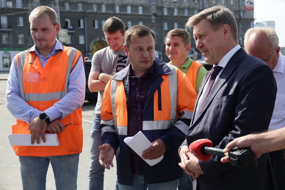 Ремонт Вокзальной магистрали. Август 2021 года