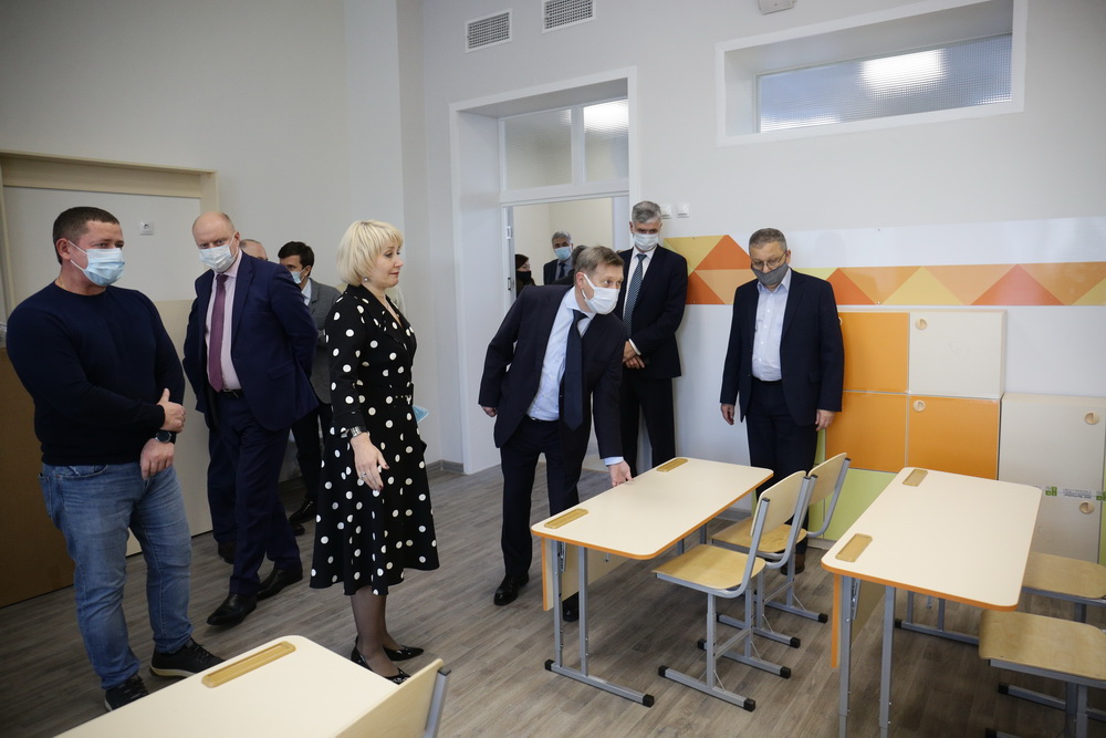 Новая школа в микрорайоне «Родники». Ноябрь 2021 года