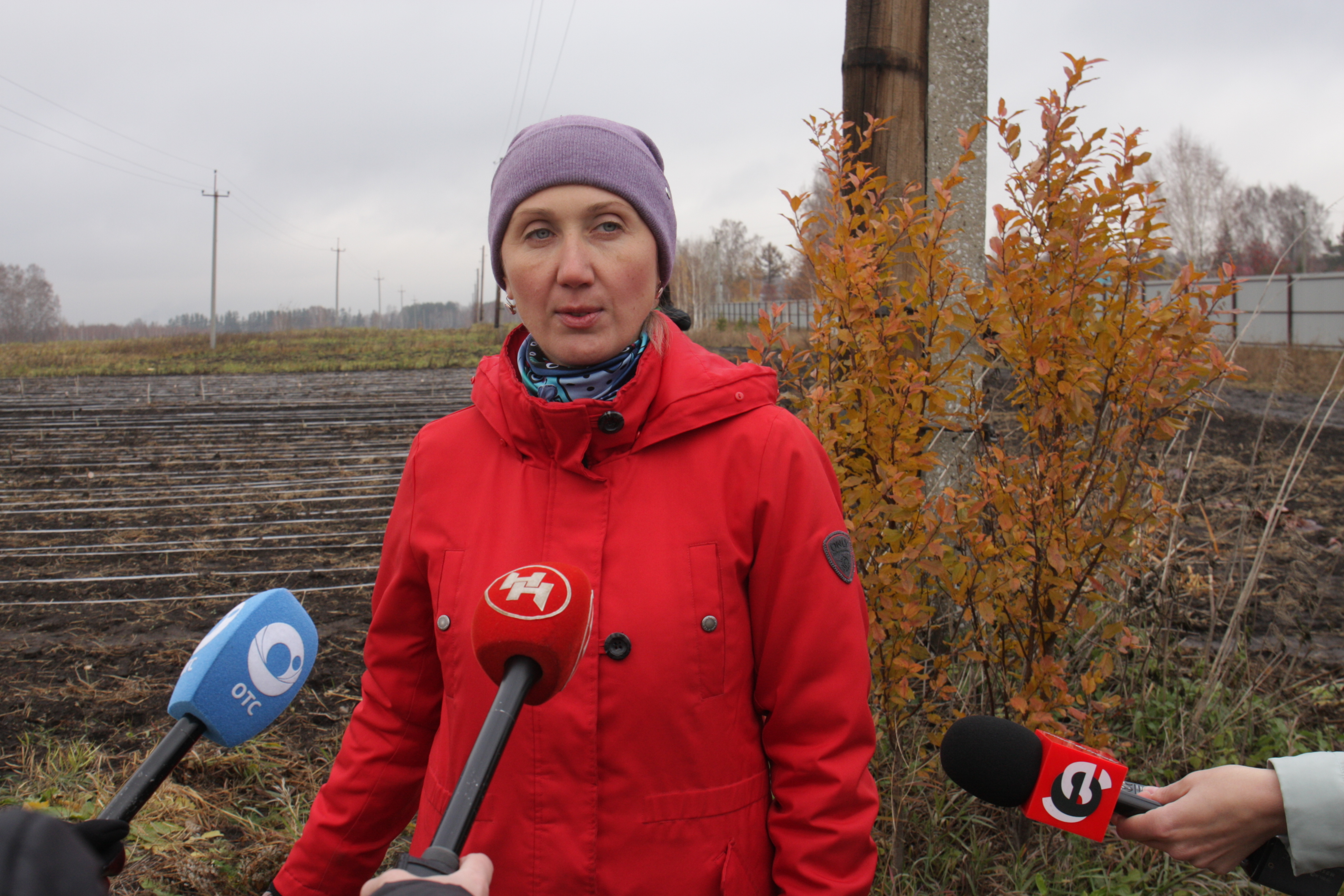 Агроном участка декоративного питомника Наталья Ильина