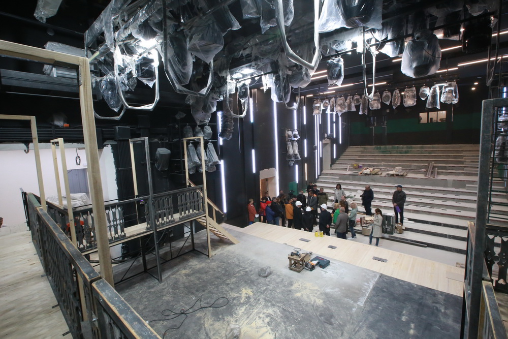 Реконструкция здания для театра Афанасьева. Июнь 2022 года