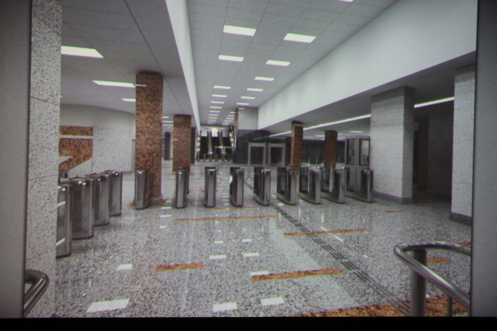 Визуализация будущей станции метро