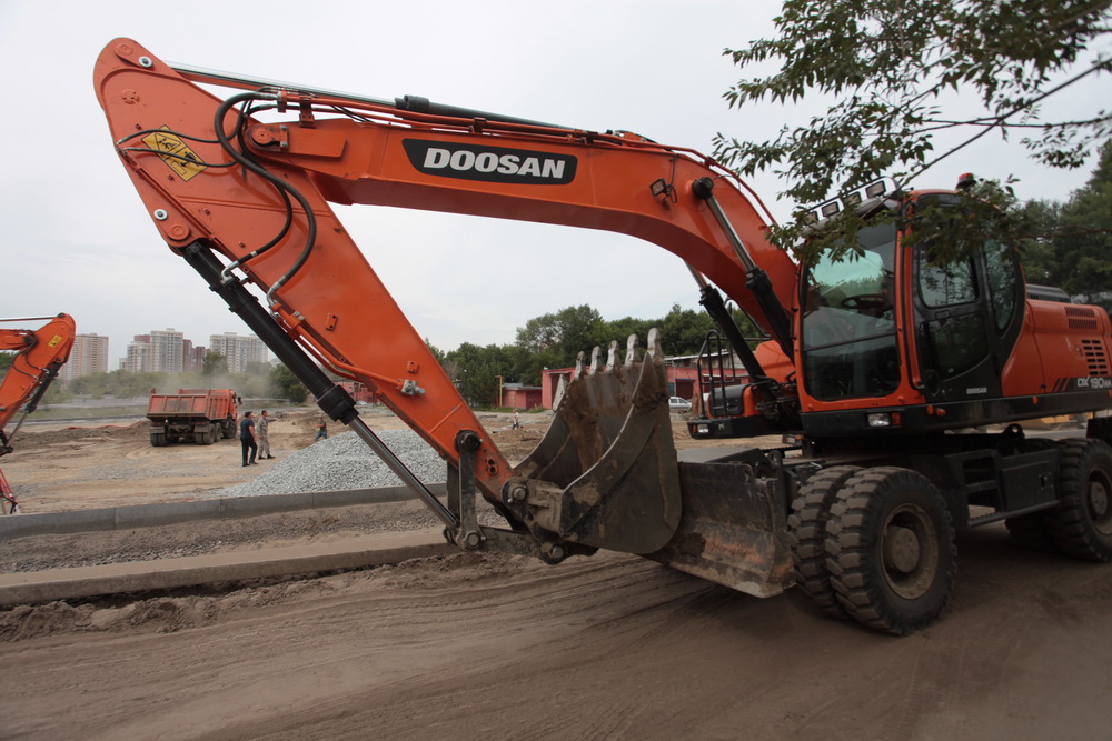 Будущий парк у Каменки. Июль 2023 года