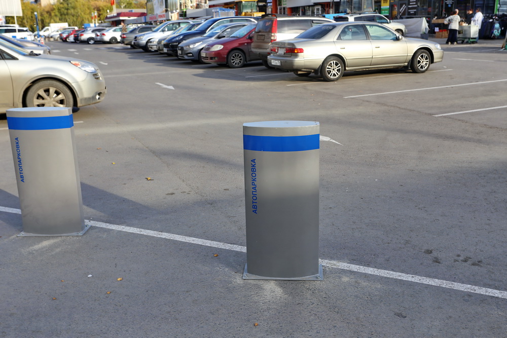 Платная парковка у Центрального рынка