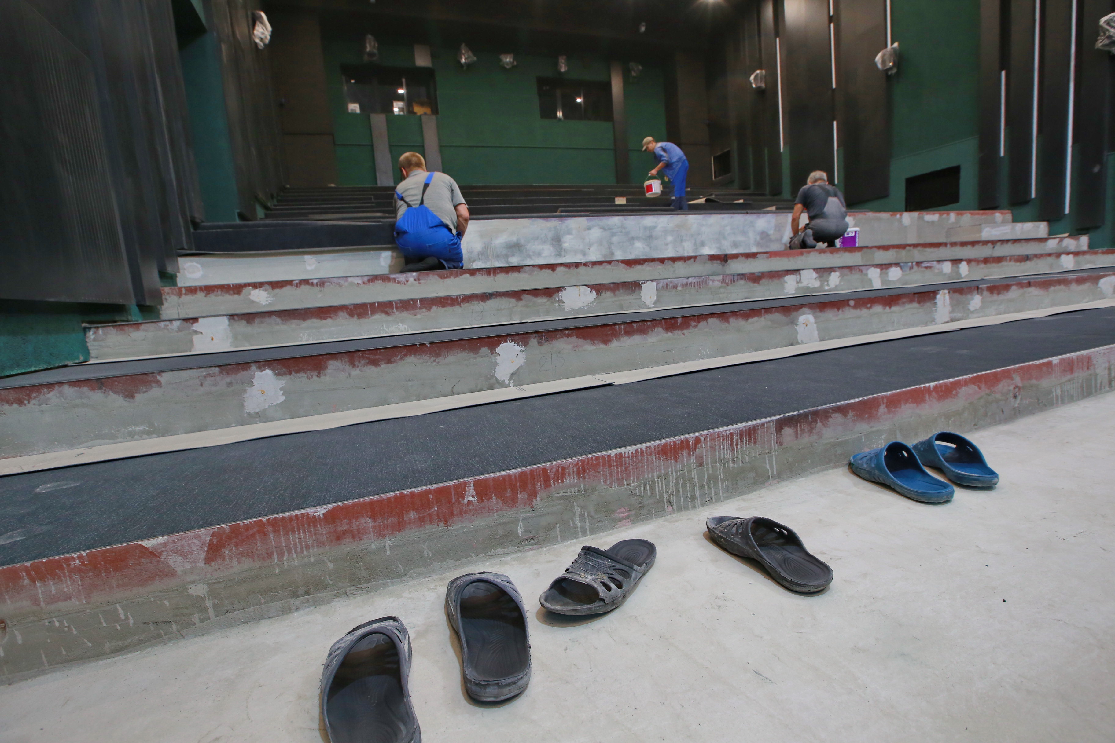 Реконструкция кинотеатра «Пионер». Июль 2022 года