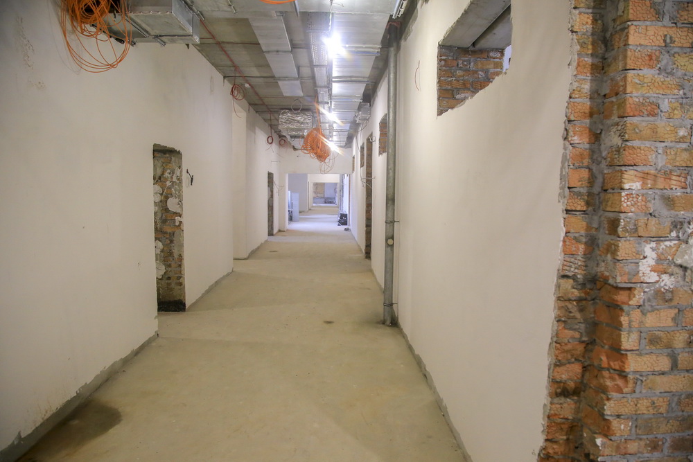 Строительство новой школы на Михаила Немыткина. Ноябрь 2020 года