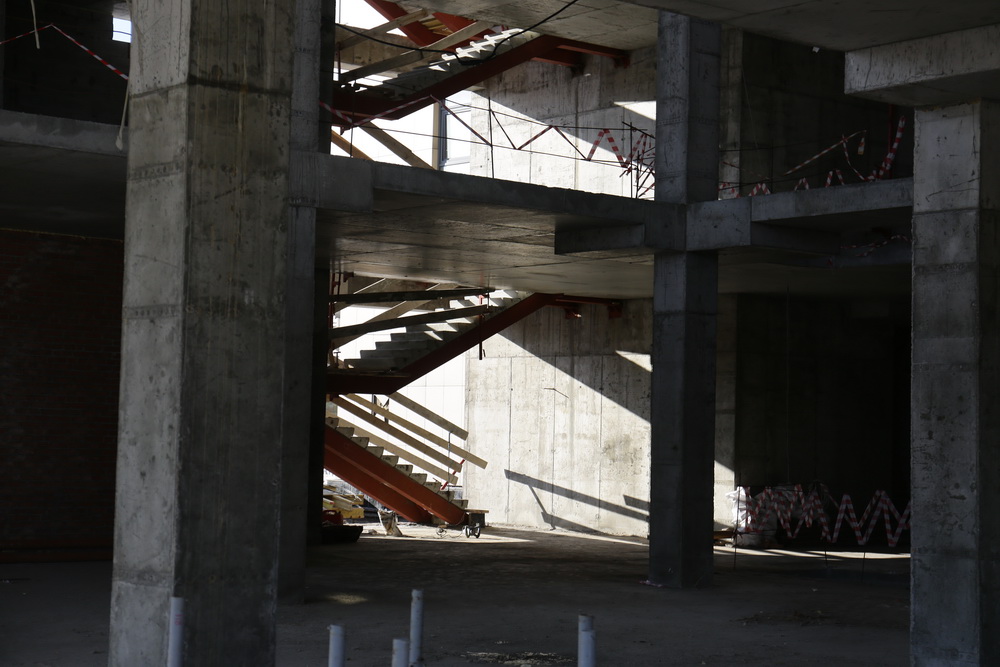 Строительство «Туриста». Февраль 2022 года