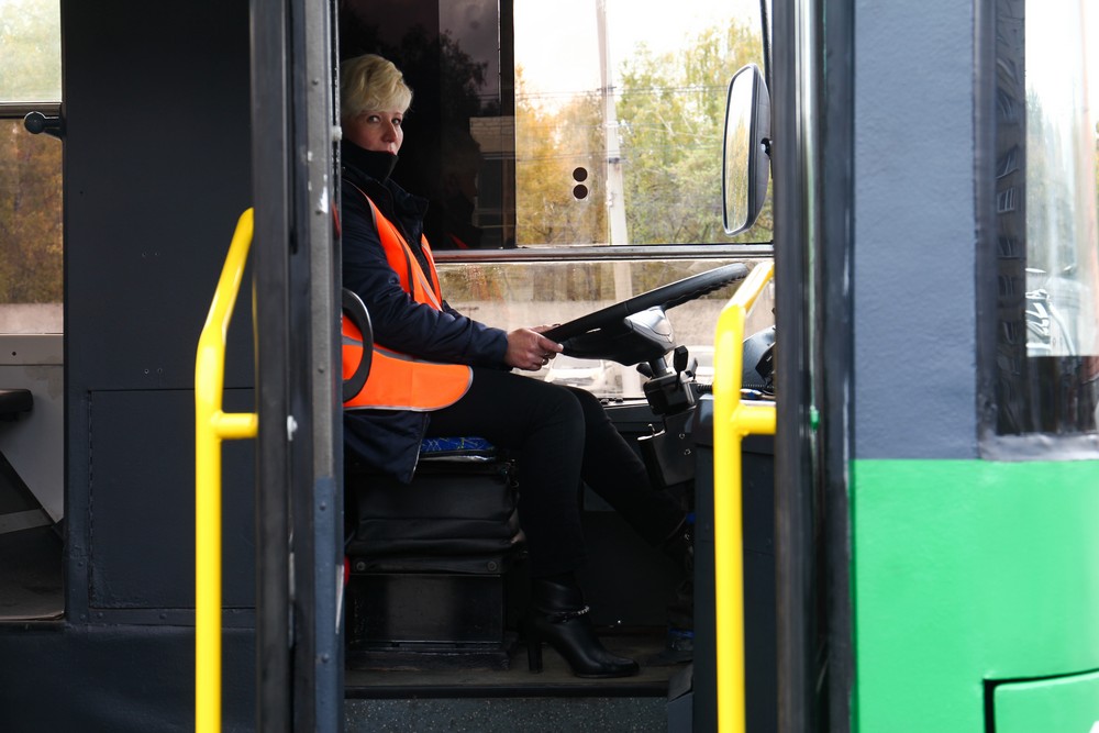 Привезённый из Твери троллейбус после ремонта