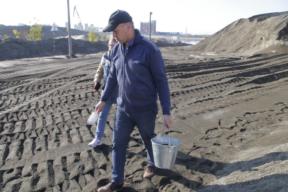 Подготовка противогололёдной смеси