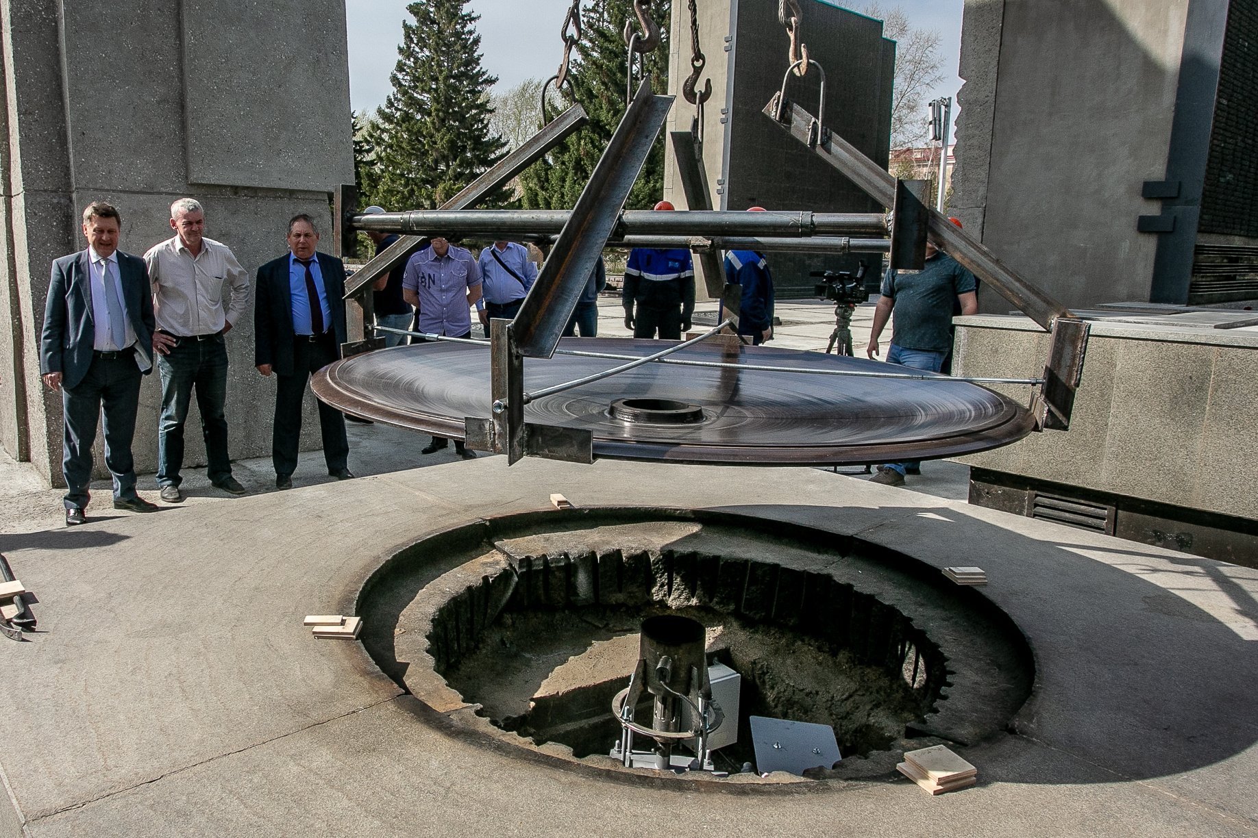 Монумент Славы. Апрель 2020 года