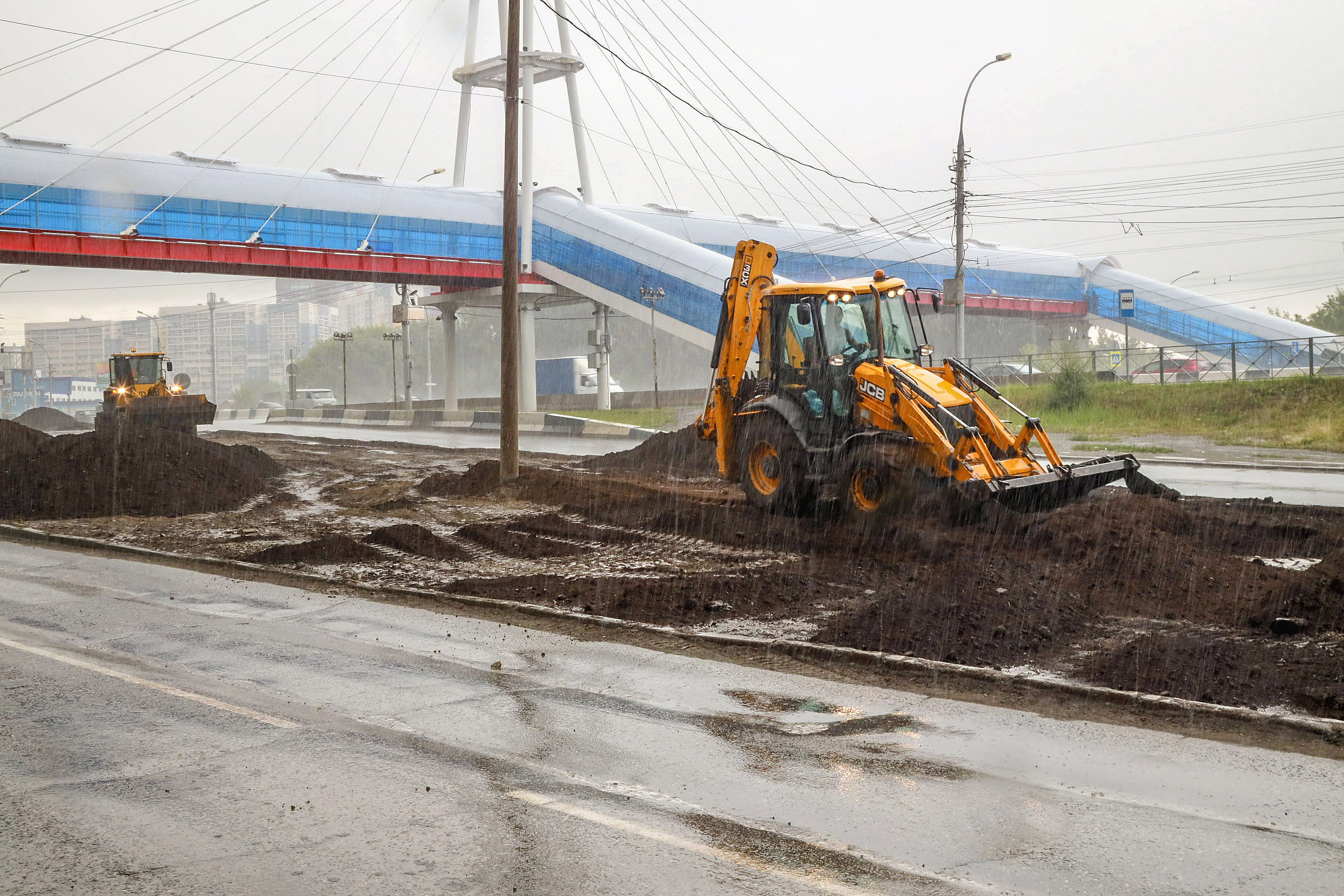Работы на улице Моторной