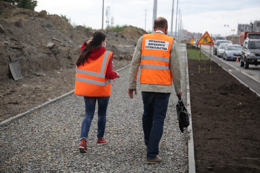 Реконструкция Гусинобродского шоссе (июль 2020 года)