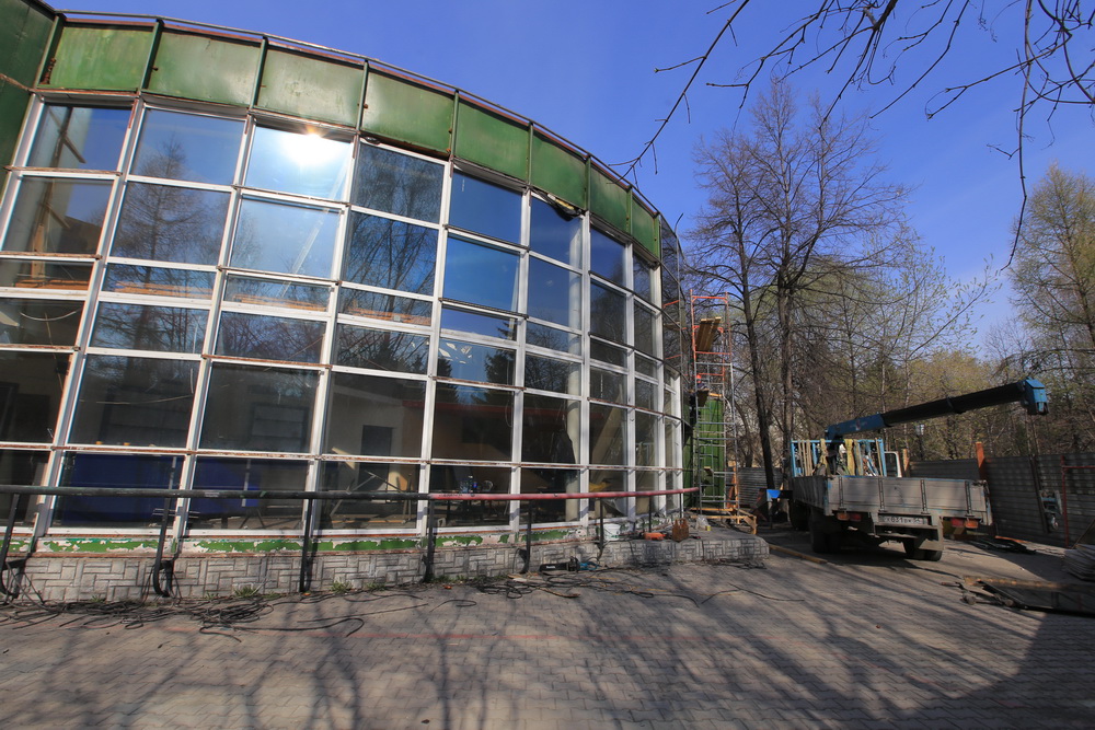 Снос кафе «Сказка». Апрель 2020 года