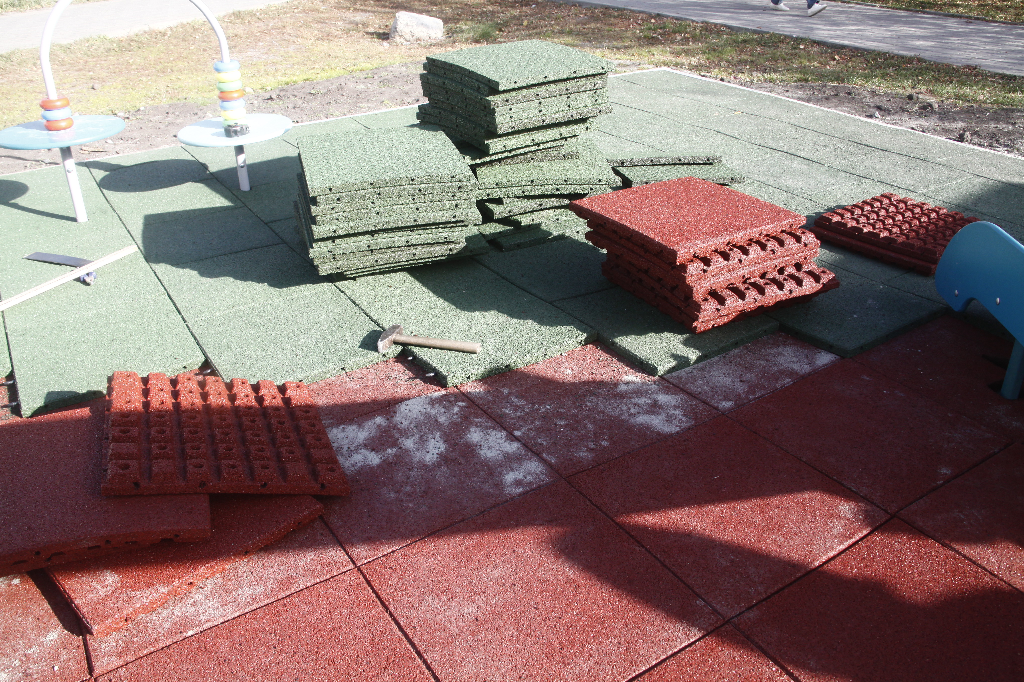 На бульваре Победы