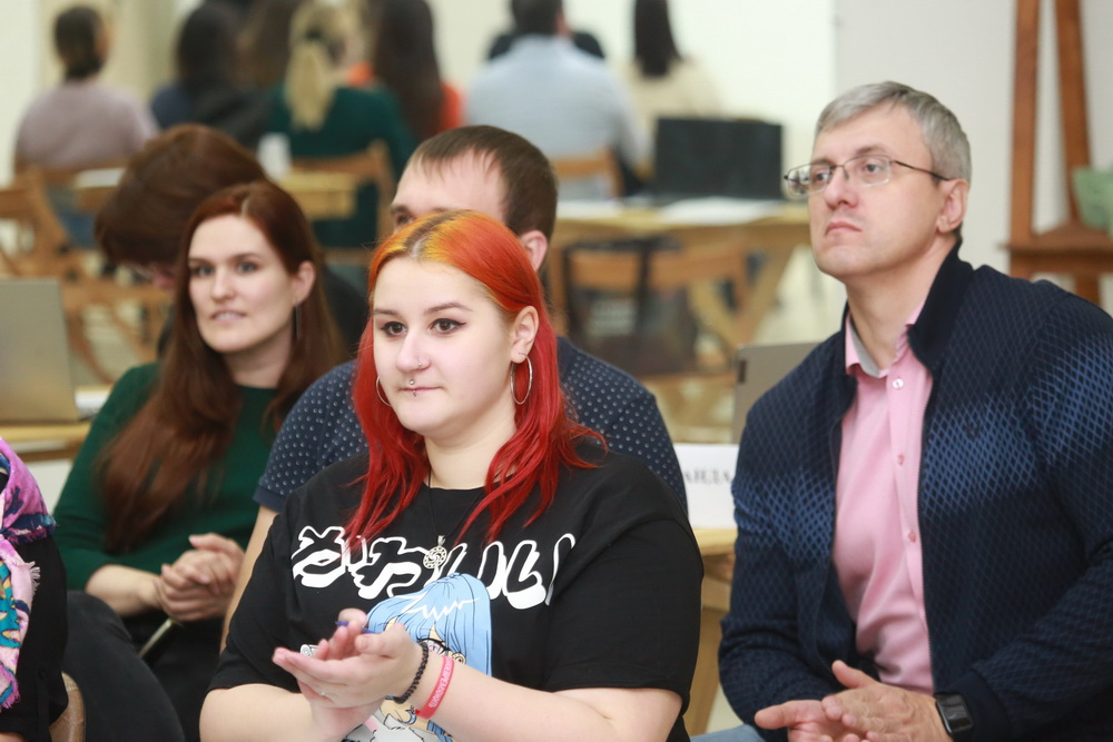 На хакатоне «Семья? Когда-нибудь точно!». Октябрь 2022 года