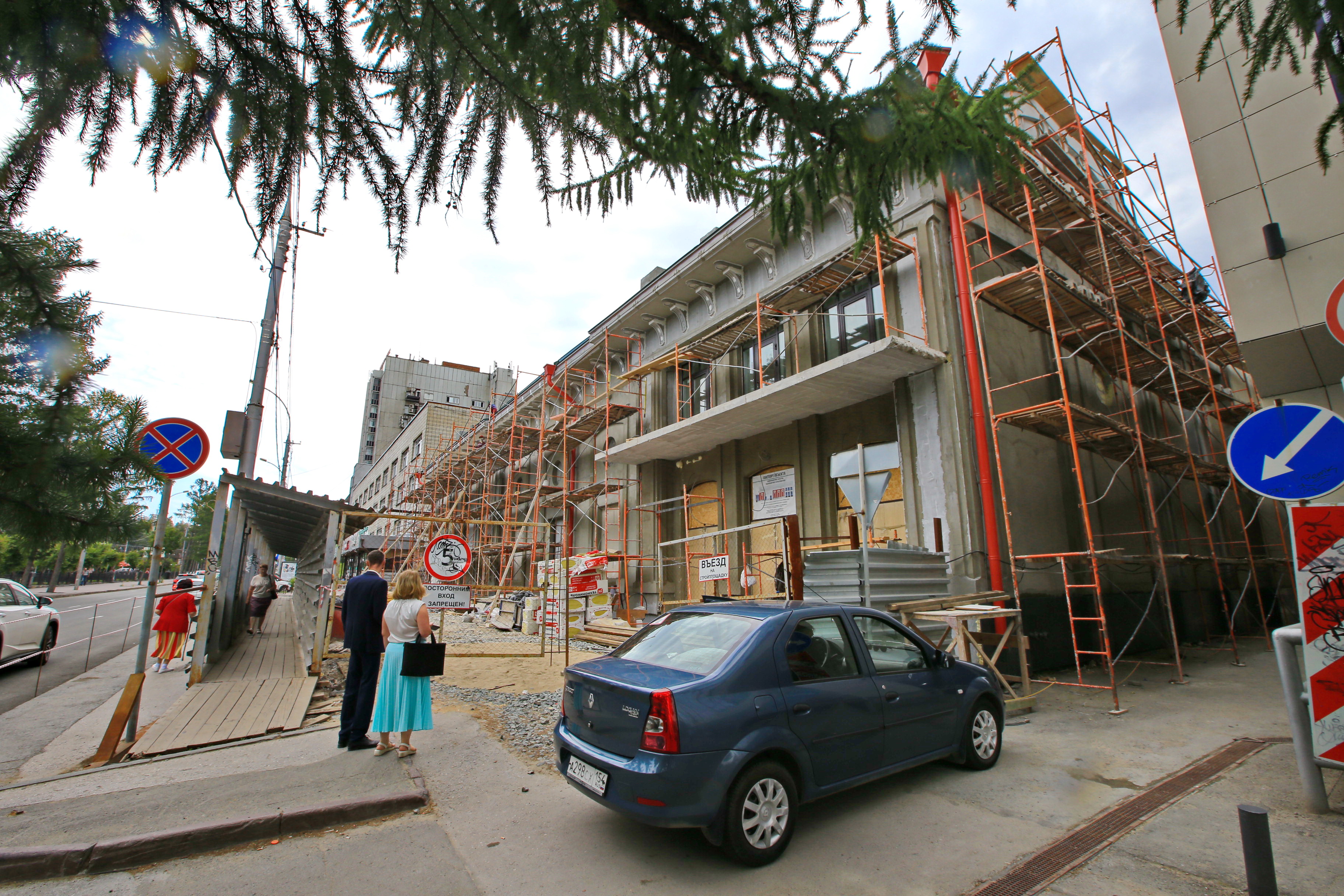 Реконструкция кинотеатра «Пионер». Июль 2022 года