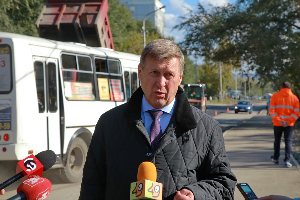 Ремонт на улице Сержанта Коротаева. Сентябрь 2021 года