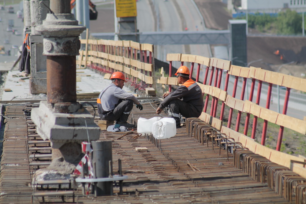 Ремонт Октябрьского моста. Май 2023 года