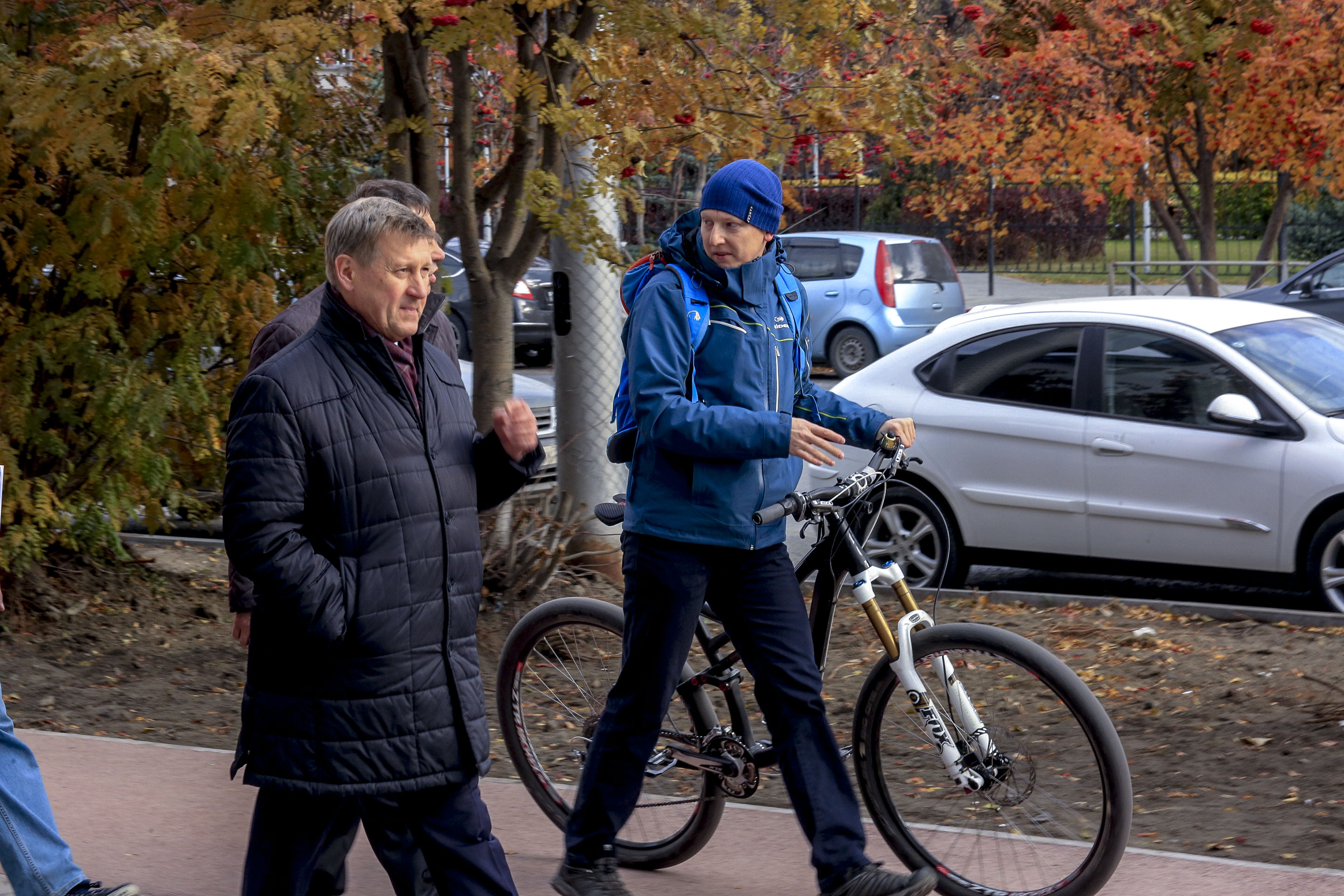 Завершающая стадия ремонта на проспекте Маркса. 12 октября 2022 года