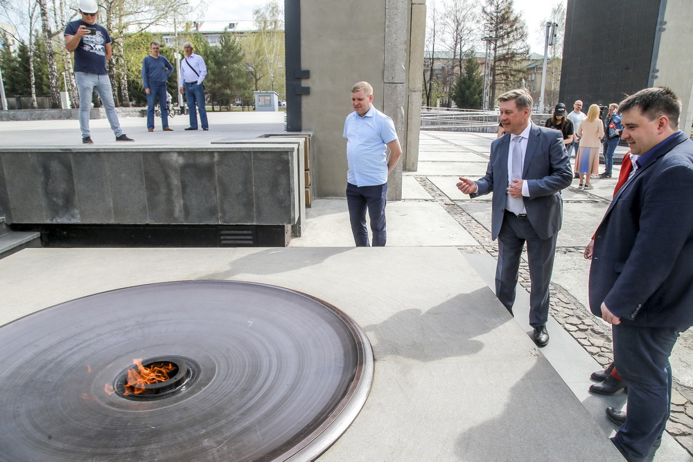 Монумент Славы. Апрель 2020 года