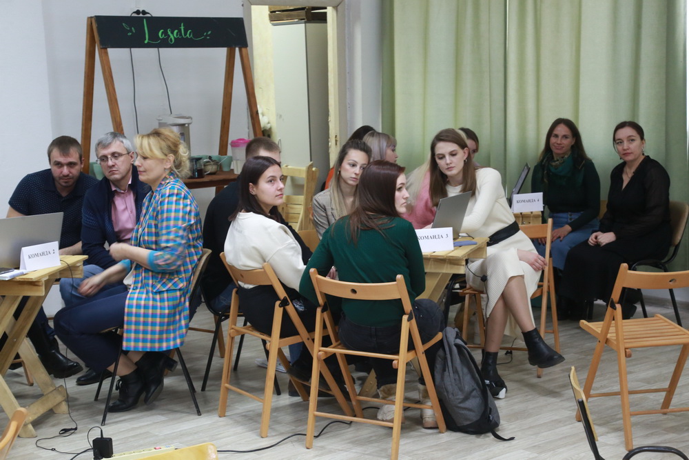 На хакатоне «Семья? Когда-нибудь точно!». Октябрь 2022 года