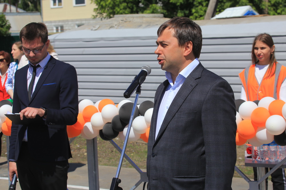 Открытие новой дороги на улице Титова. Июнь 2019 года