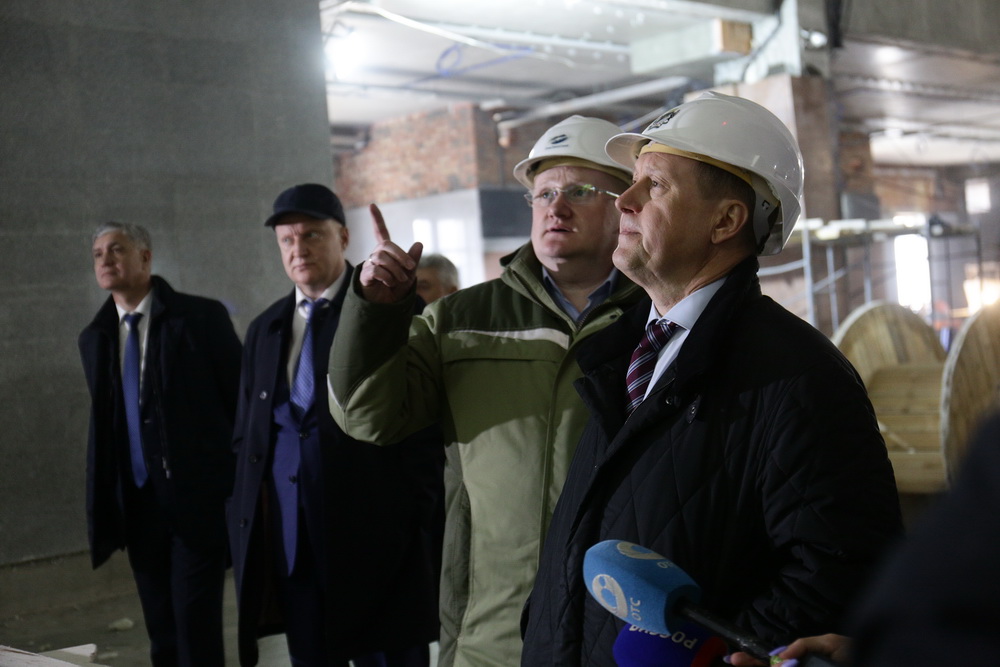 Строительство станции «Спортивная». Апрель 2022 года