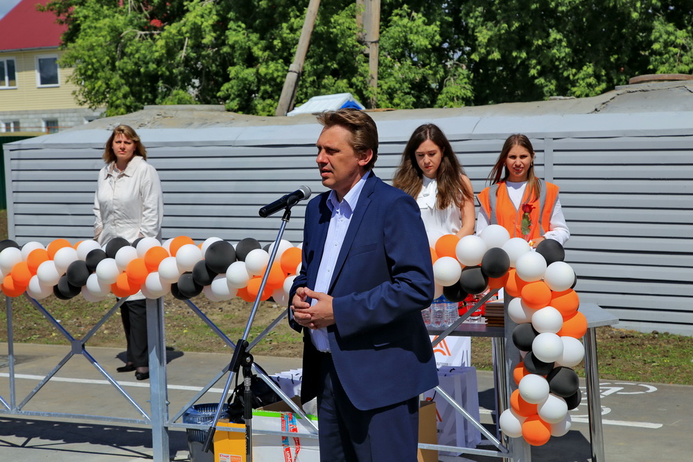 Открытие новой дороги на улице Титова. Июнь 2019 года