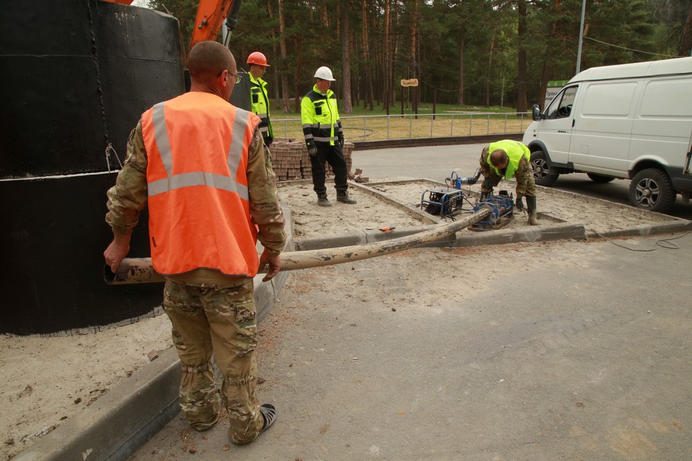Благоустройство Заельцовского парка. Май 2021 года