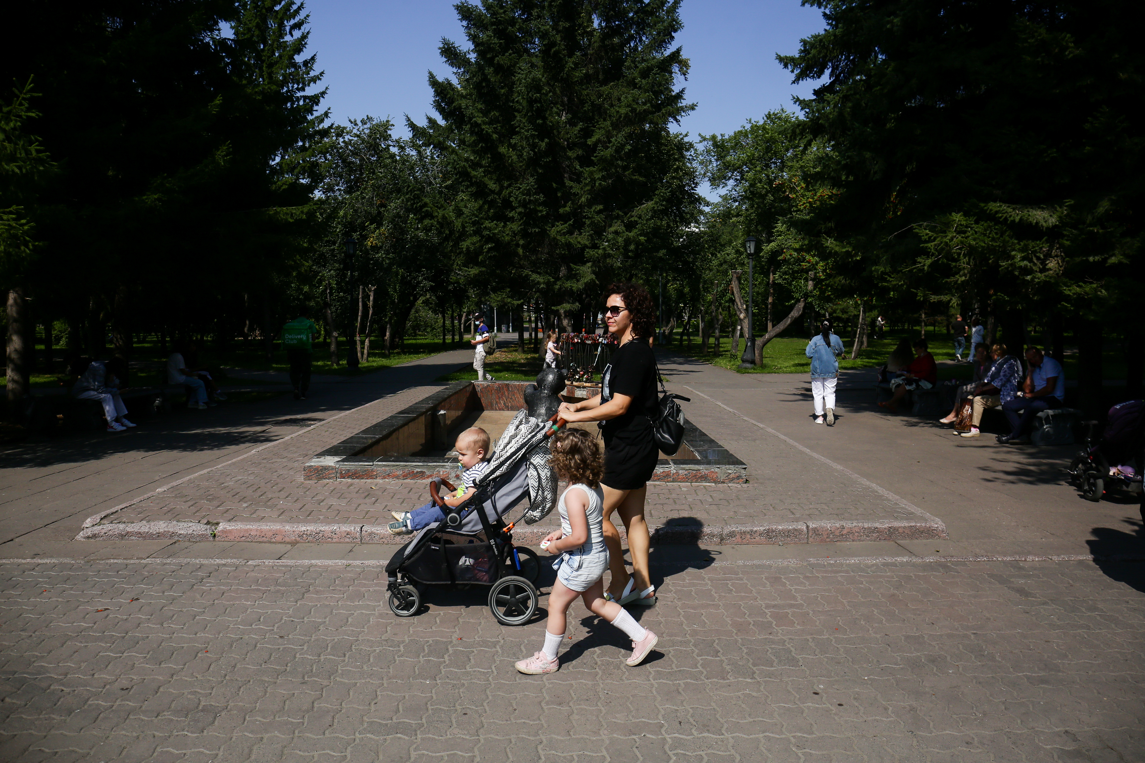 Первомайский сквер. Август 2021 года