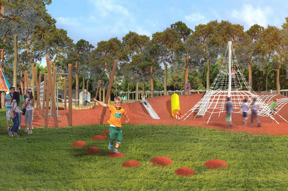 Дизайн-проект благоустройства Заельцовского парка