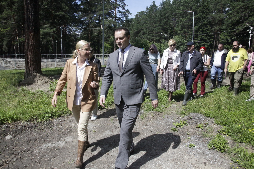 Реконструкция Заельцовского парка. Июль 2021 года