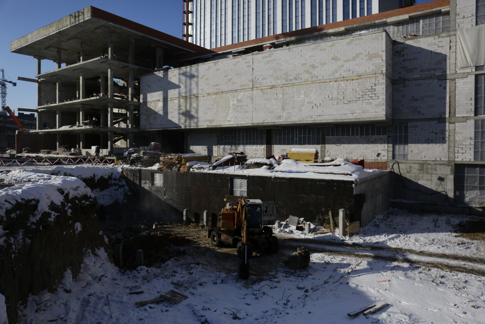 Строительство «Туриста». Февраль 2022 года