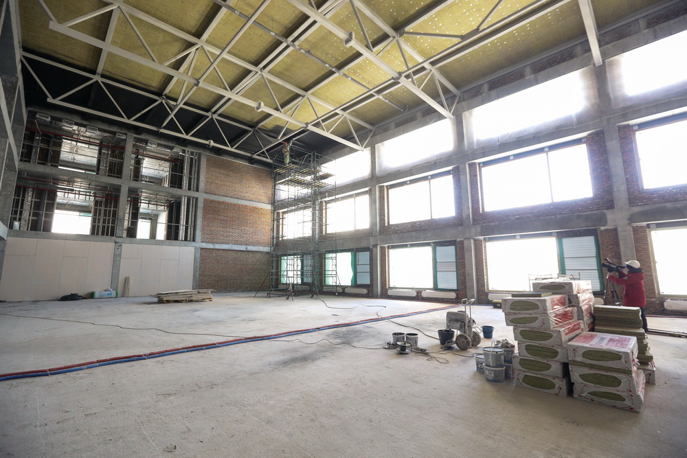 Строительство школы в «Европейском береге». Март 2022 года