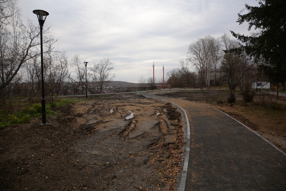 Сквер «25 лет Победы в Великой Отечественной войне». Октябрь 2020 года