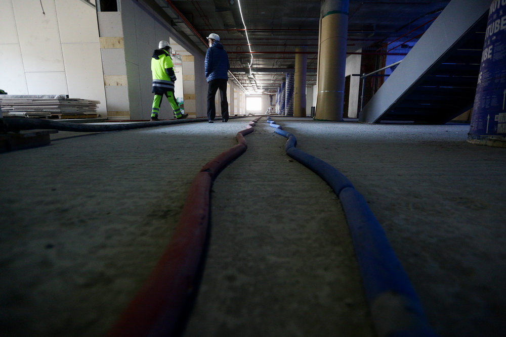 Строительство школы в «Европейском береге». Март 2022 года