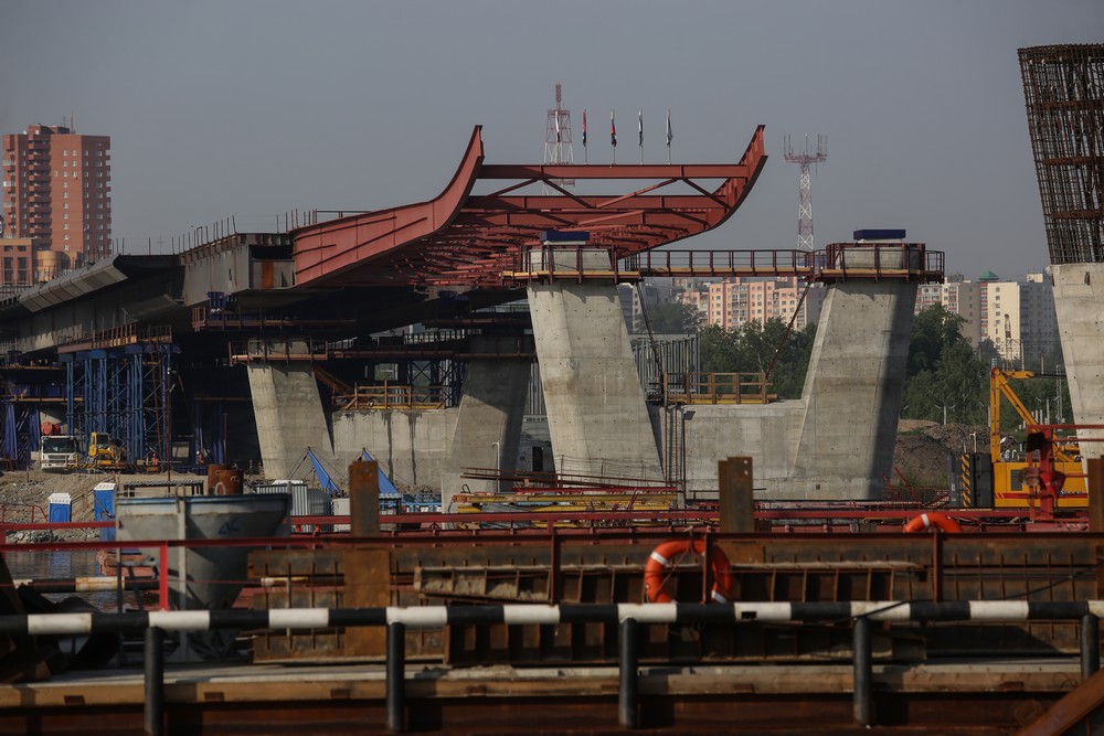 Строительство четвёртого моста. 26 мая 2021 года