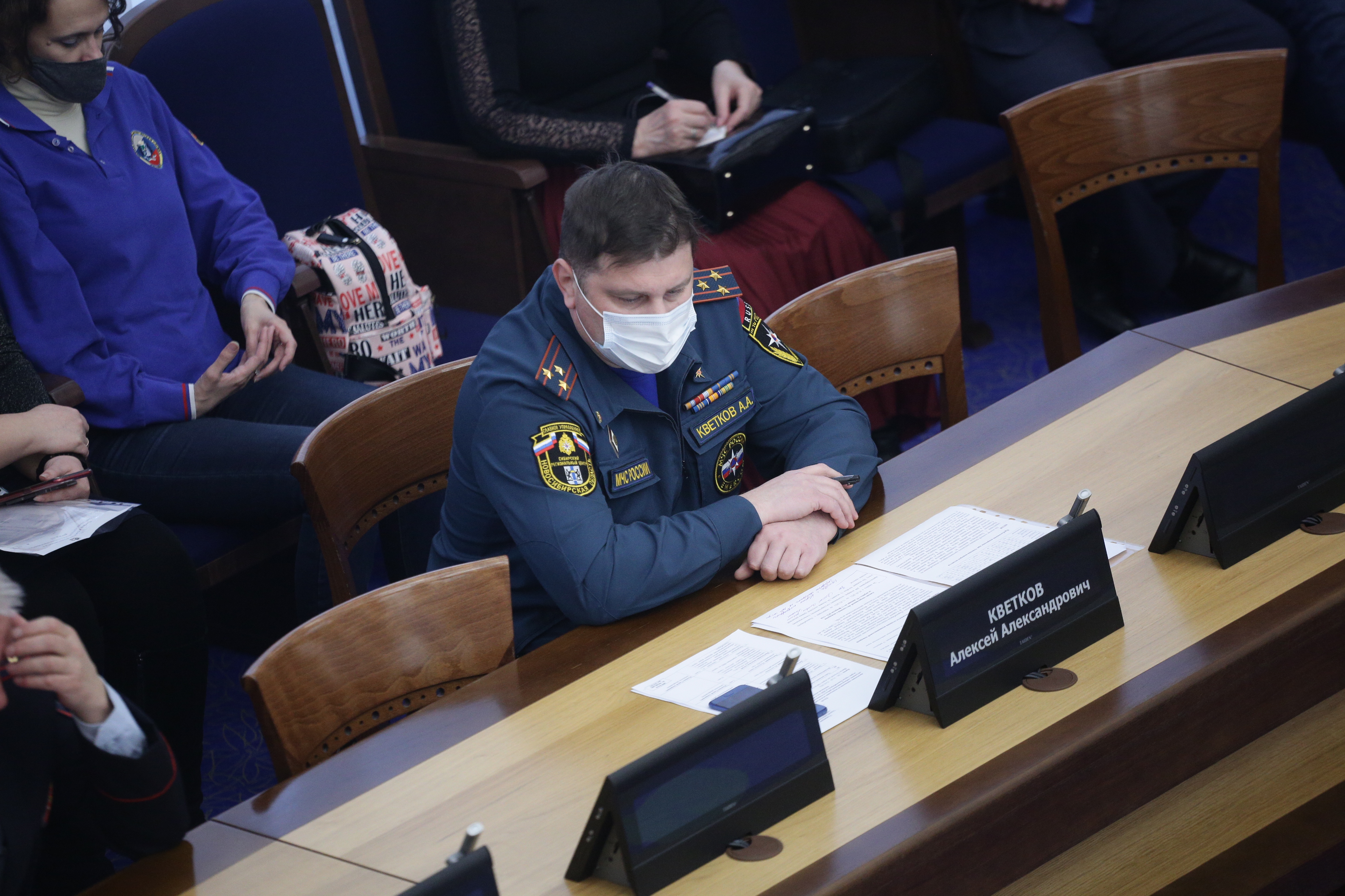 На подведении итогов работы департамента по ЧС за 2020 год