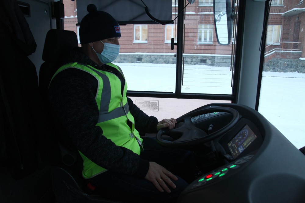 Тестирование нового троллейбуса из Уфы (27.01.2022)