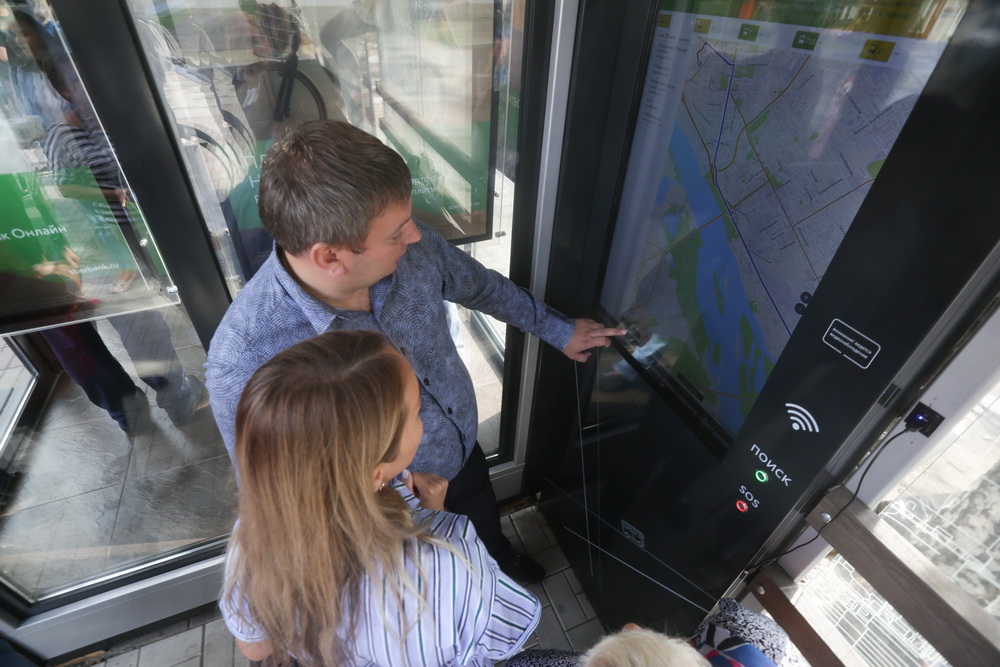 «Умная» остановка на Морском проспекте