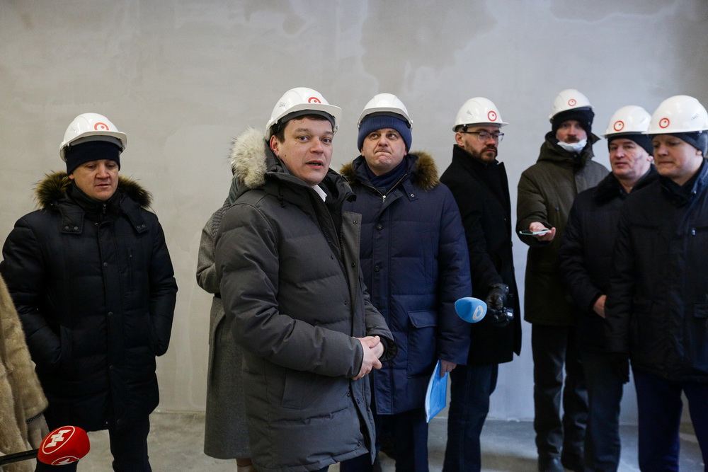 Строительство школы в «Европейском береге». Март 2022 года