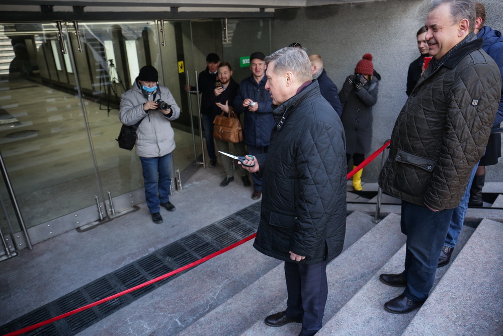 Переход на площади Ленина после ремонта. Апрель 2021 года