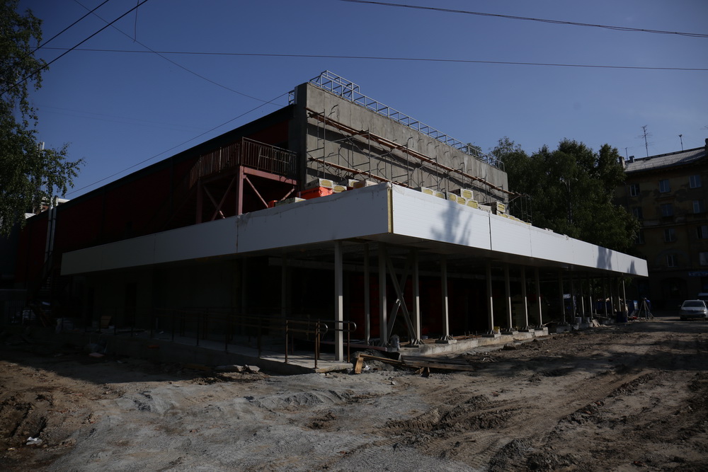 Кинотеатр «Космос» в июле 2020 года