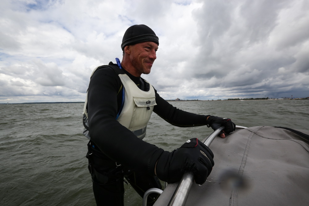 Парусные яхты на Обском море