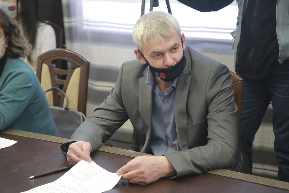 На обсуждении проекта благоустройства Первомайского сквера