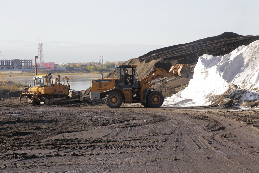 Подготовка противогололёдной смеси