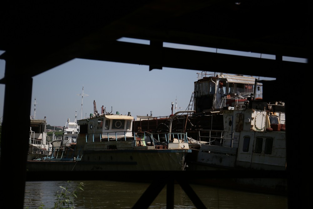 Корабельное кладбище в Затоне