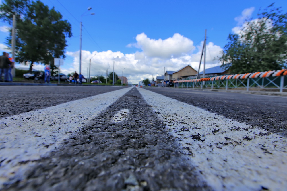 Открытие новой дороги на улице Титова. Июнь 2019 года